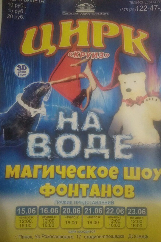 Цирк на воде "Круиз" Цирк на воде "Круиз"